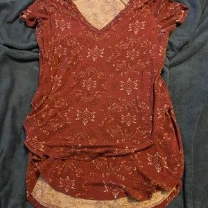 Latched mama nursing shirt